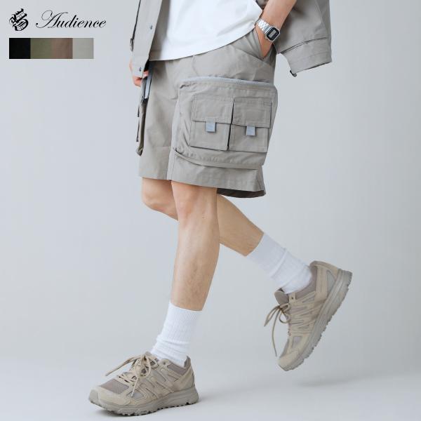 【セットアップ対応】 カーゴパンツ ショーツ ハーフショーツ ハーフパンツ メンズ 夏 撥水 撥油 ...
