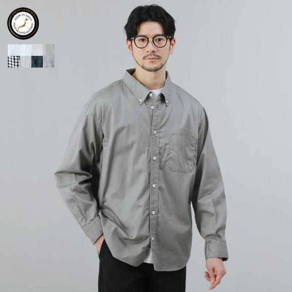 シャツ ボタンダウンシャツ メンズ 長袖  チェック