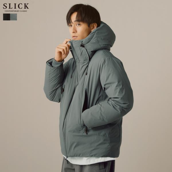 ダウンジャケット ジャケット メンズ 秋 冬 ムレない 雨 フード ダウン フェザー