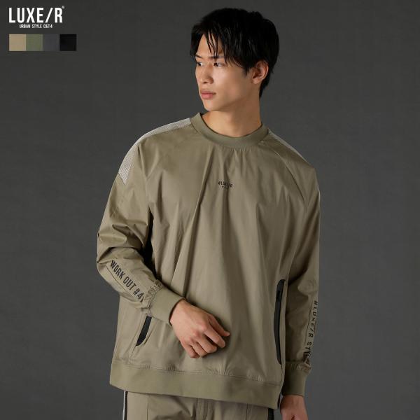 プルオーバー 春 春服 メンズ 長袖 ストレッチ 伸縮性 綿混 吸水 速乾 イージーケア ゴルフ ス...