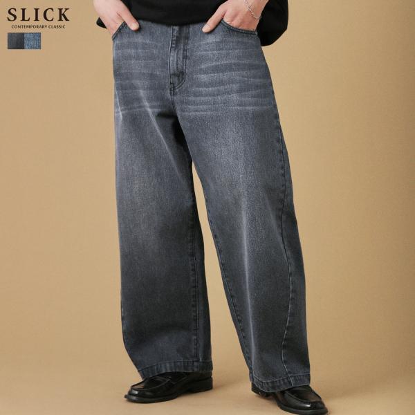 デニム ワイドパンツ カービーデニム ボトム メンズ 春 春服 夏 夏服 12.5オンス カーヴィー...