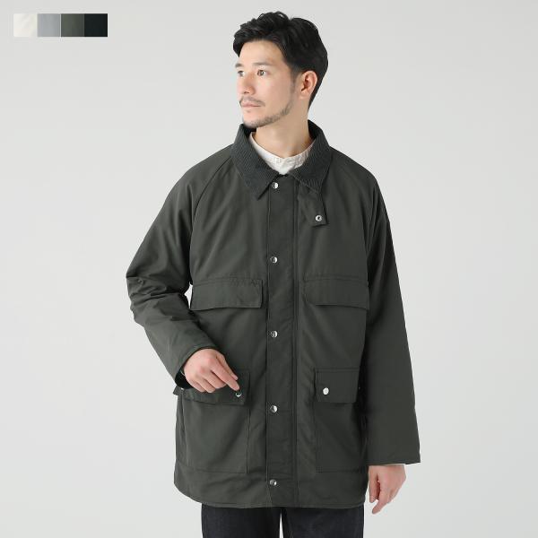 ジャケット ハンティングジャケット メンズ 2WAY コーデュロイ スタンドカラー