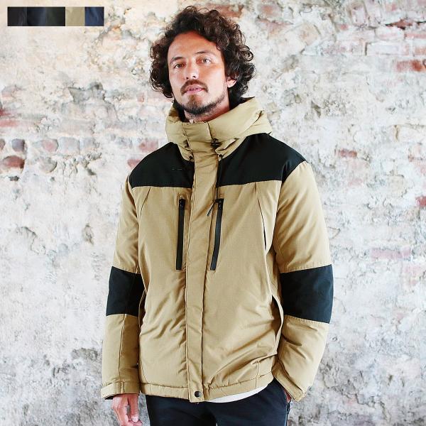 ダウンジャケット メンズ マウンテニア ダウン ボリューム フード ジャケット アウター 冬 冬服