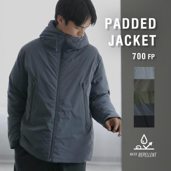 中綿ジャケット アウター メンズ 冬 冬服 中綿 機能性中綿 ボリュームネック 700フィルパワー ...