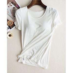 カップ付き Tシャツ ブラ ブラトップ 半袖 ...の詳細画像5
