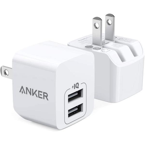 【新品】1週間以内発送 【2個セット】Anker PowerPort mini（USB充電器 12W...