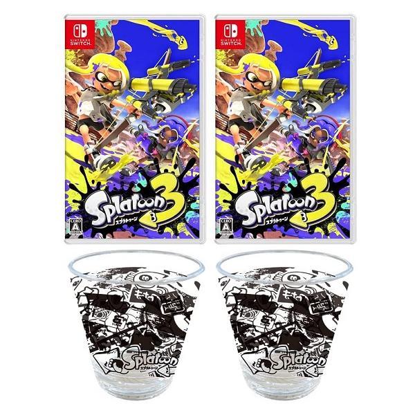 【新品】【即納】スプラトゥーン3 Switch 一緒にナワバリバトルセット (アクリルタンブラー×2...