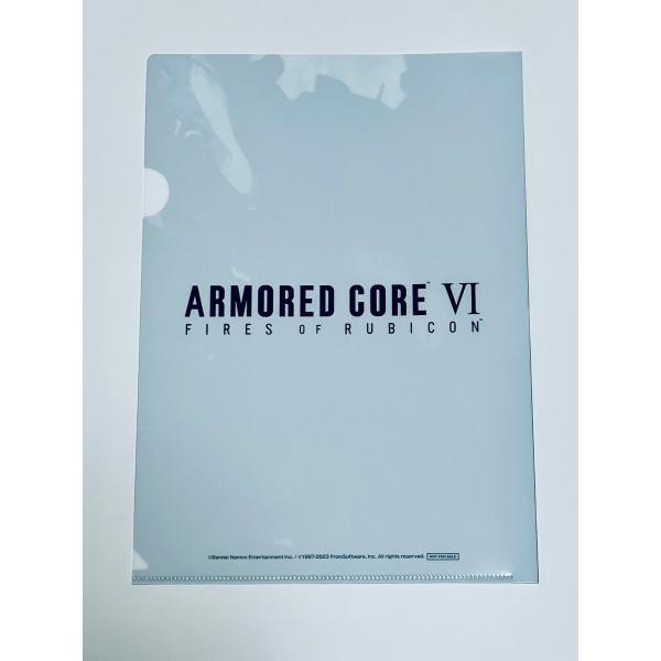 【新品】【即納】特典のみ！ クリアファイル　ARMORED CORE VI FIRES OF RUB...