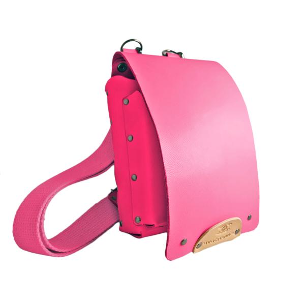 「ランドスェル」 landcell leather　最高級天然極本革◆ピンク　レザーシザーケース　シ...