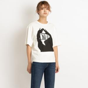 クロエ Chloe Tシャツ カットソー 半袖 オーバーサイズ トップス