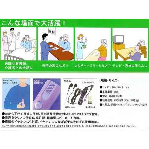 ボイスメッセ 携帯助聴器 軽量 両耳イヤホン ...の詳細画像2