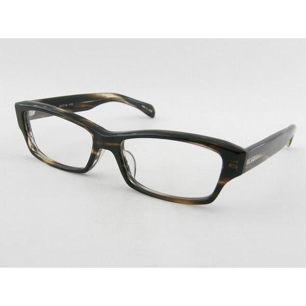 越前國甚六作 甚ノ六-3 メガネフレーム ブラウン 上品 ダテ 眼鏡 セルめがね シンプル シャープ...