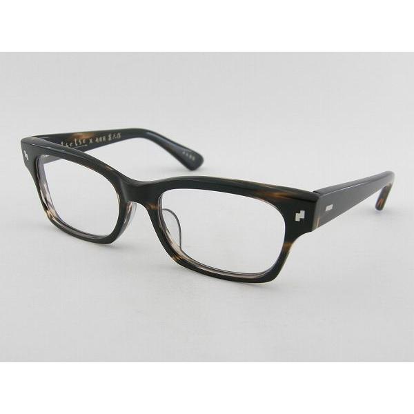 tsetse×甚六作 TCL-003-3 メガネフレーム 茶色 シック 眼鏡 レトロ めがね 男女兼...