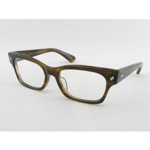 tsetse×甚六作 TCL-006-4 メガネフレーム ブラウン 茶 眼鏡 レトロ