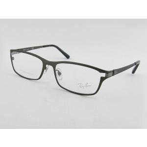 レイバン RayBan 8727D-1020 メガネフレーム ブラウン 眼鏡 めがね 軽量 チタン ビジネス 度付可 スマート メンズ 伊達 ケース付き シャープ 知的｜squacy