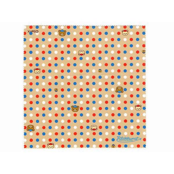 ネコポスのみ送料300円　リラックマ メガネ拭き スマホやノートパソコンにも6-18590セリート ...