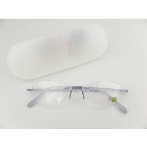 EyeMAGINE アイマジン エアリーダー 老眼鏡 リーディンググラス ライラック 度数+2.0 形状記憶 重さ11g TV通販の商品 軽量｜squacy