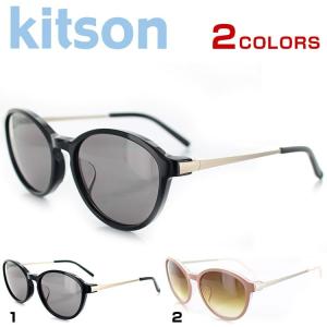 キットソン サングラス KIT-502 53サイズ オーバル ブラック kitson｜squacy