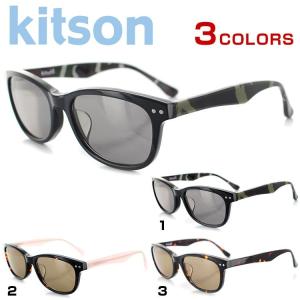 キットソン サングラス KIT-503 53サイズ オーバル ブラック kitson｜squacy