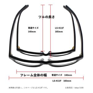 ビッグサイズ メガネフレーム LS-K12F ...の詳細画像2