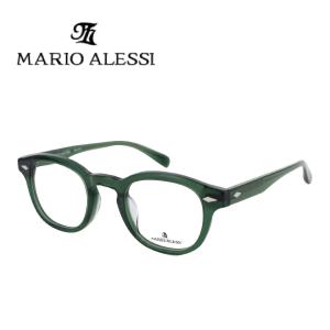 メガネフレーム ボストン型 マリオアレッシィ MARIO ALESSI MA-5118 47サイズ セルフレーム メンズ レディース クラシック おしゃれ 眼鏡 めがね 送料無料｜squacy