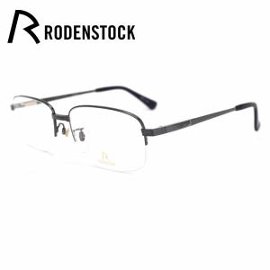 メガネフレーム ローデンストック RODENSTOCK R0042 C56 grey 56サイズ ウェリントン ナイロール バネ付きテンプル  眼鏡 チタン めがね  送料無料｜squacy