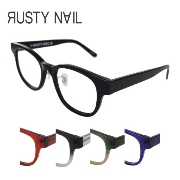 ラスティネイル RUSTYNAIL メガネフレーム ウェリントン RN1043 51サイズ セルフレ...