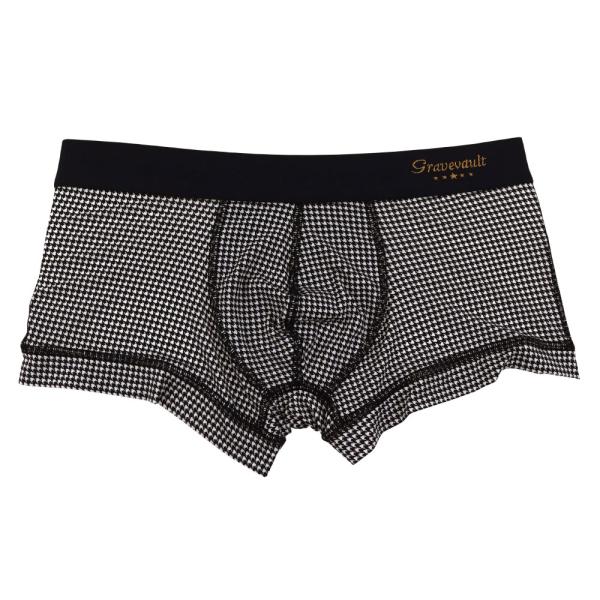 ローライズ メンズ Houndstooth アンダーウェア グレイブボールト Gravevault