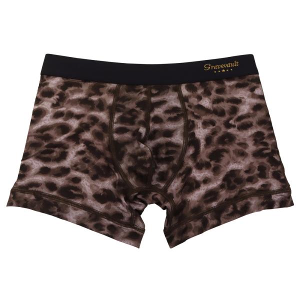 ボクサーパンツ メンズ LEOPARD アンダーウェア グレイブボールト Gravevault