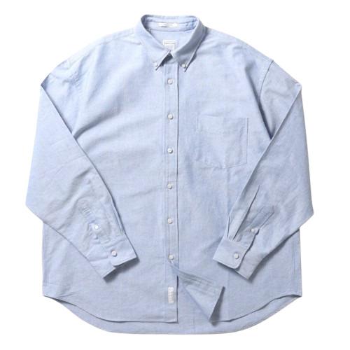 HOUSTON ヒューストン オックスフォードシャツ メンズ 長袖 綿100% ボタンダウン