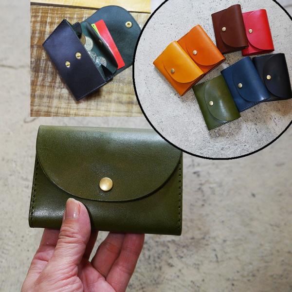 栃木レザー  ミニサイフ コンパクトウォレット 財布 日本製