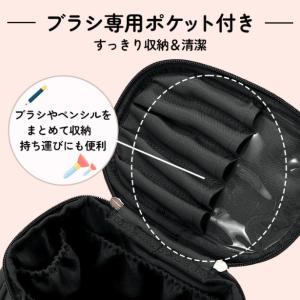 コスメポーチ メイクポーチ 化粧ポーチ 自立 ...の詳細画像5