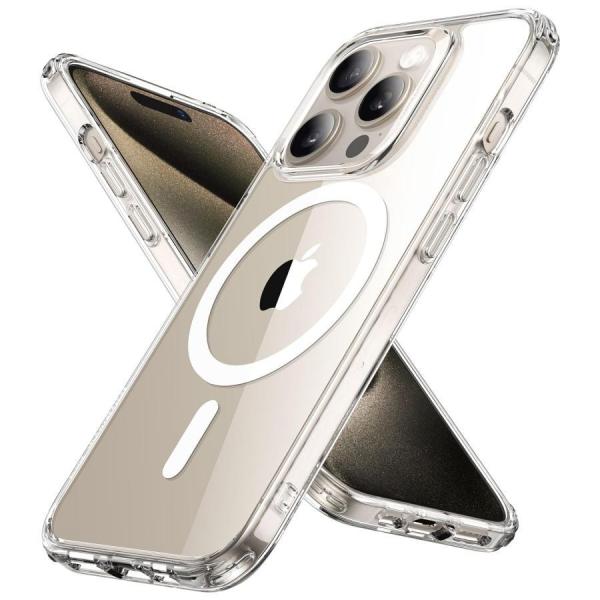 ESR for iPhone 15 Pro ケース MagSafe対応 米軍MIL規格の保護 耐黄変...