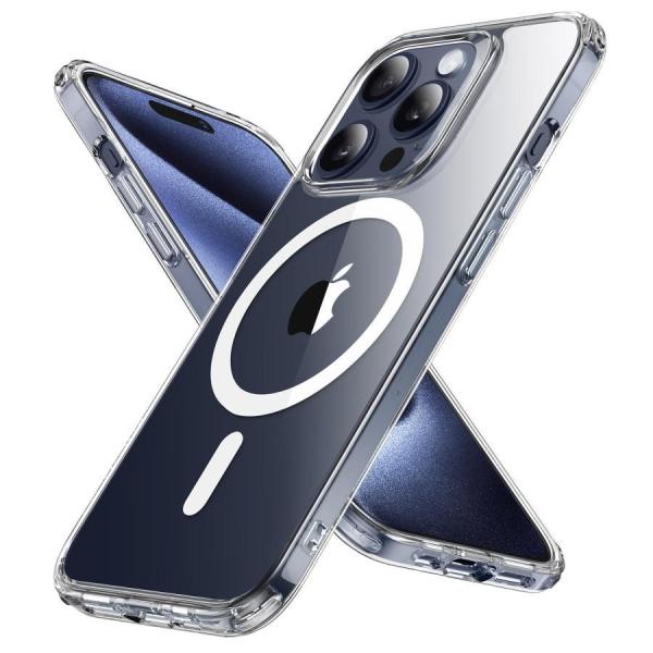 ESR for iPhone 15 Pro Max ケース MagSafe対応 米軍MIL規格の保護...