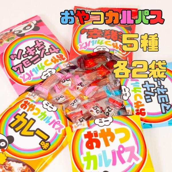 ポイント消化 駄菓子 お菓子 個包装 おつまみ ヤガイ おやつカルパス 5種各2袋