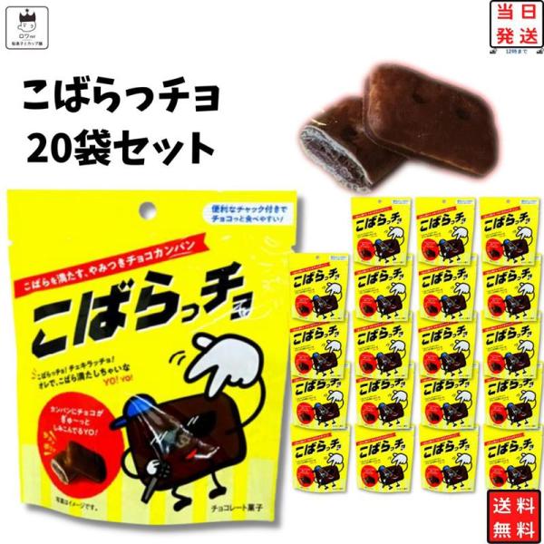 非常食セット 非常食 お菓子 保 存食 こばらっチョ 20袋 防災 チ ョコスナック チョコバー