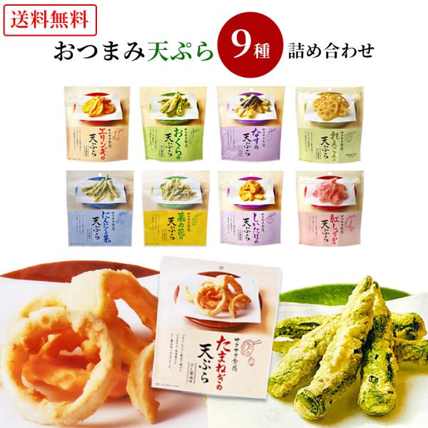 野菜チップス ギフト おつまみセット お菓子 詰め合わせ 天ぷらスナック 9種 スナック菓子