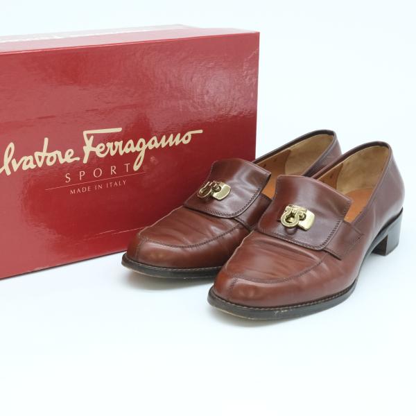Salvatore Ferragamo サルヴァトーレ フェラガモ ガンチーニ ローファー シューズ...