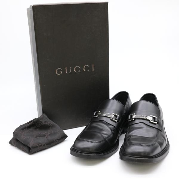 【お値引き】GUCCI グッチ ジャッキー ホースビット ローファー 016182 革靴 シューズ ...