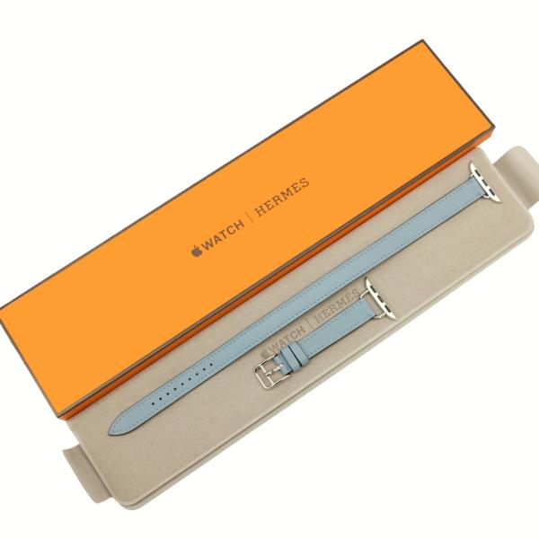 【未使用品】HERMES エルメス applewatch アップルウォッチ用ベルト ドゥブルトゥール...