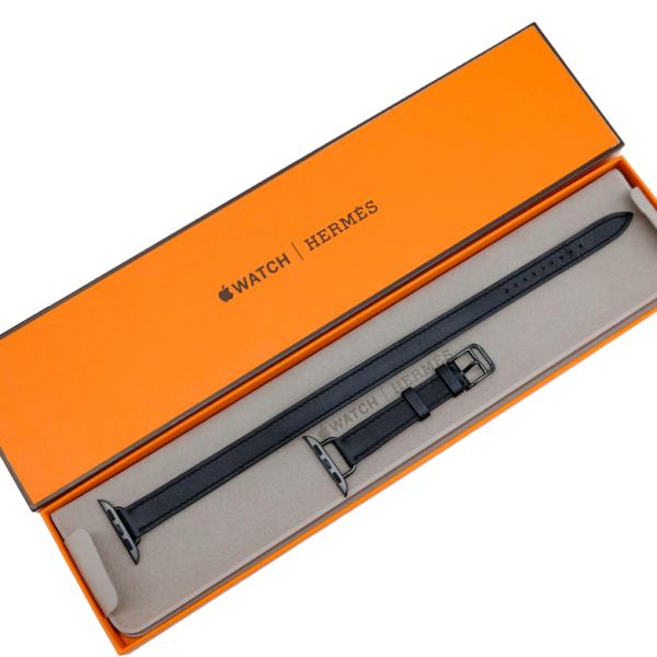 【お値引き】【美品】HERMES エルメス applewatch アップルウォッチ用ベルト ドゥブル...