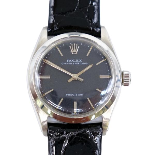 【お値引き】【新品クロコダイルバンド】ロレックス Rolex オイスター スピードキング オートマ ...