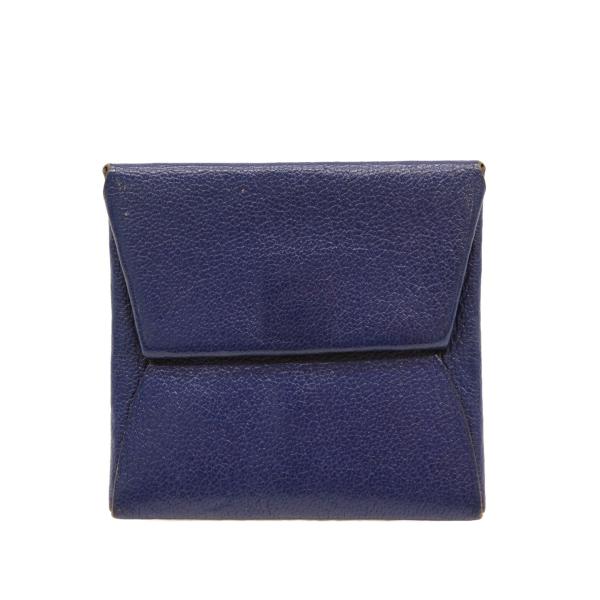 【お値引き】HERMES エルメス バスティア コインケース 財布 ヴォースイフト レザー パープル...