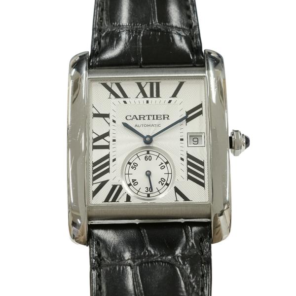 Cartier カルティエ タンク MC LM オートマ 自動巻き 腕時計 ウォッチ 時計 メンズ ...