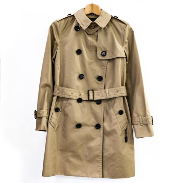 【お値引き】【未使用品】COACH コーチ レディース ジャケット トレンチ コート レオパード ベ...