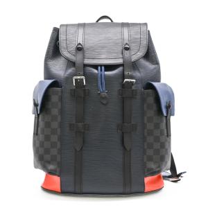 【お値引き】【美品】LOUIS VUITTON ルイヴィトン クリストファー PM エピ ダミエグラフィット バックパック リュックサック ブラック マルチカラー M51457