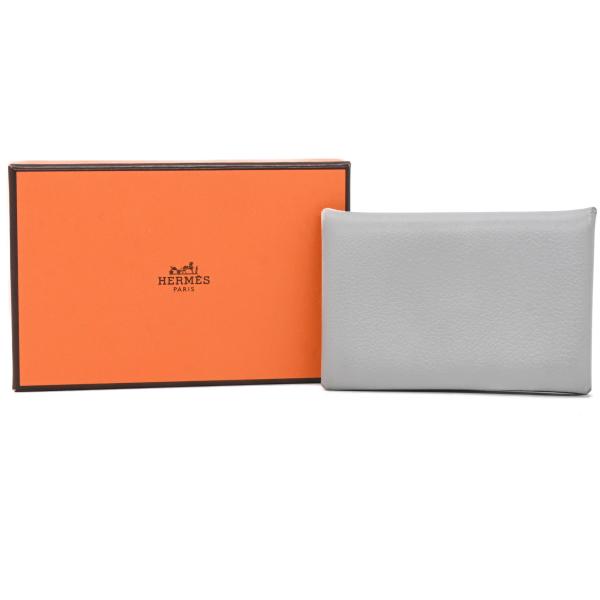 【美品】HERMES エルメス コインケース CALVI カルヴィ  カードケース エバーカラー グ...