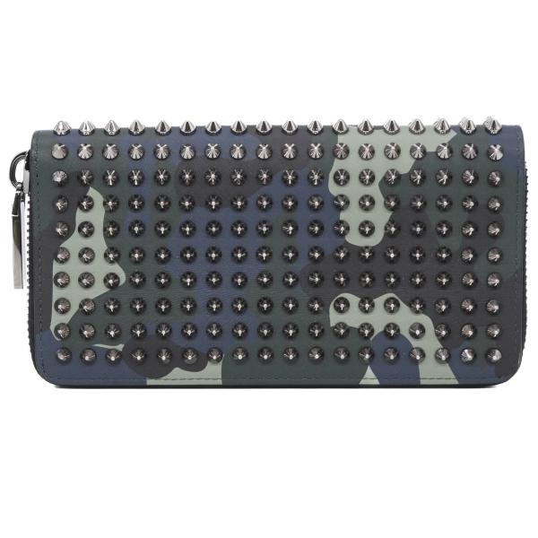 【未使用】Christian Louboutin クリスチャンルブタン ラウンドファスナー 財布 パ...