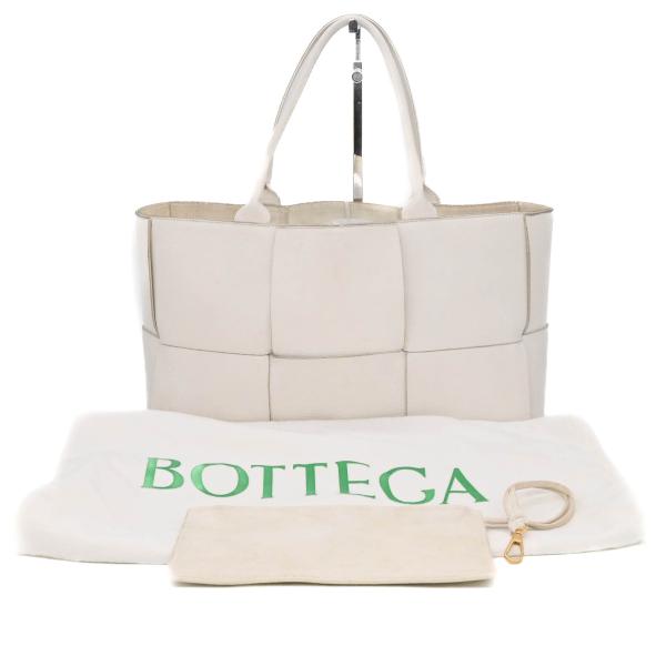【お値引き】BOTTEGA VENETA ボッテガ ヴェネタ ミディアム アルコ トートバッグ ホワ...