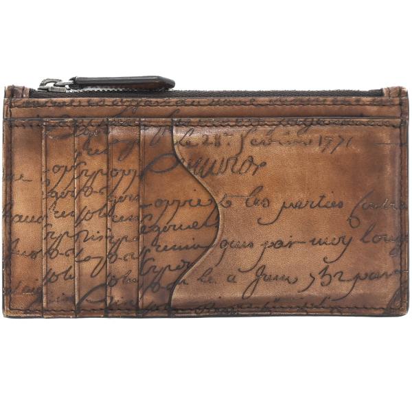 【美品】Berluti ベルルッティ コア マキシ スクリットレザー ロング ジップ カードホルダー...